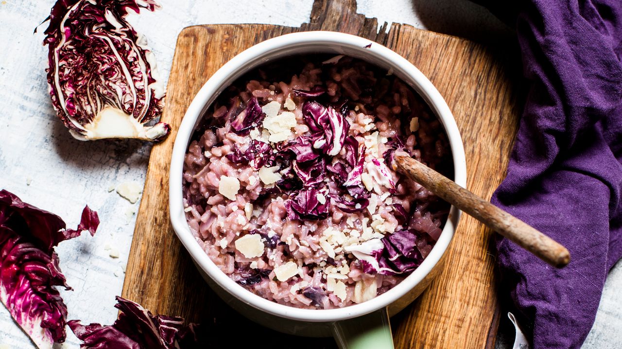 Risoto com Radicchio e Gorgonzola: como prepará -lo