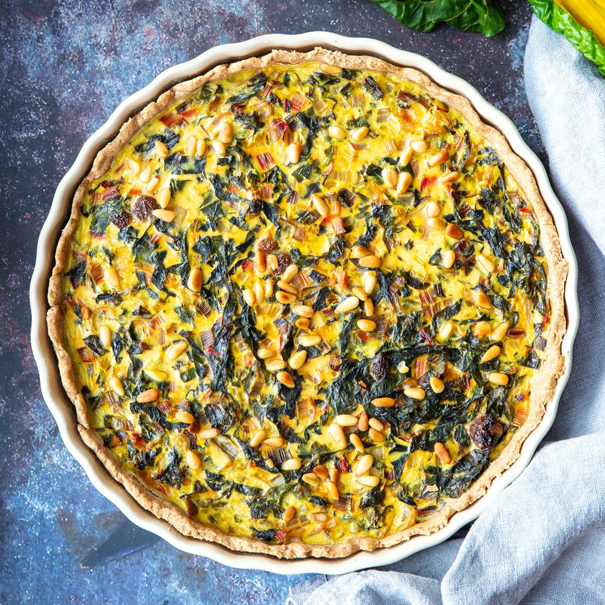 Mangold-Quiche