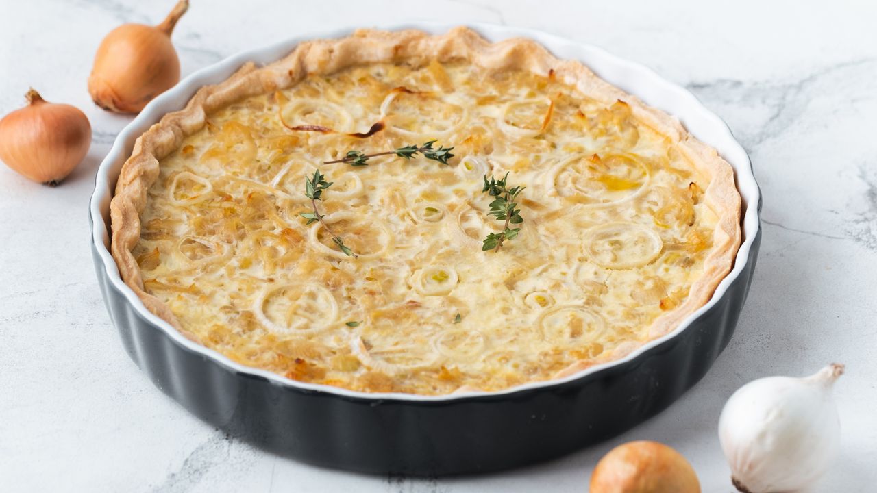 Tarta de cebola: a melhor receita para fazê -la em casa
