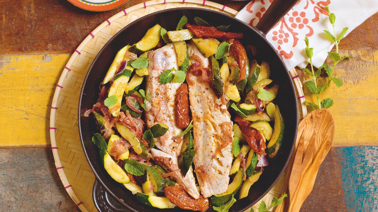 Receita de Curl Padella com Courgettes