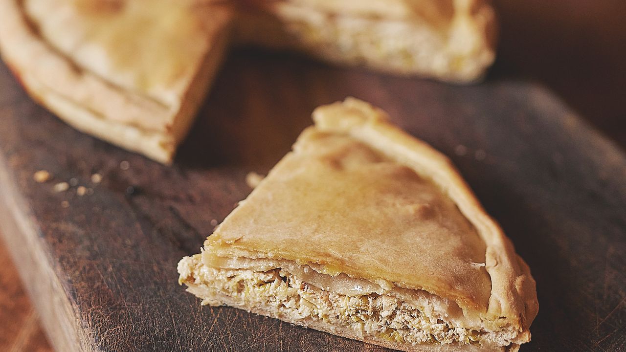 Receita salgada de alho -poró e Prescinêua Genovese
