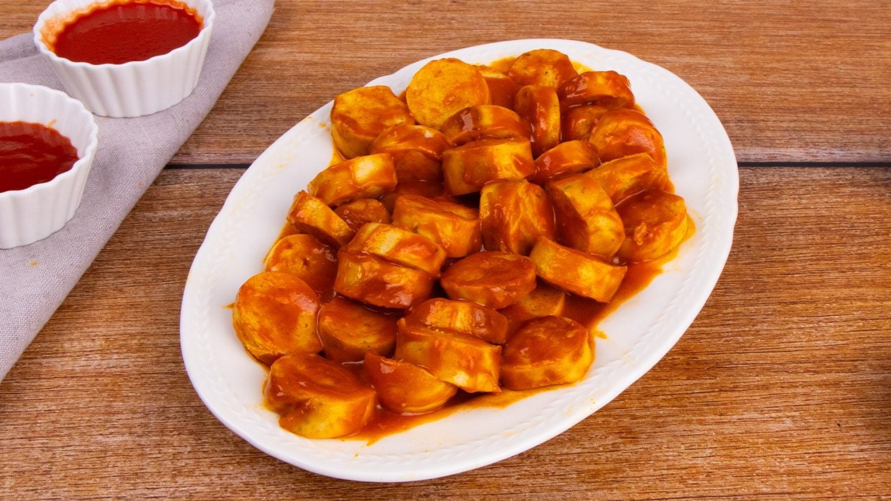 A típica receita de comida de rua alemã
