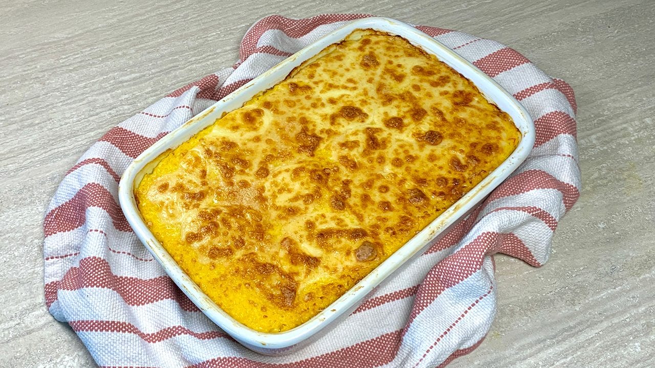 A receita do flan saboroso e pegajoso